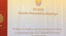 Sejmik Śląski ogłosił Rok Reformacji