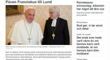Papież spotka się z luteranami ze Szwecji