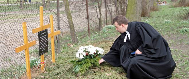 Uroczystość na cmentarzu w Tczewie