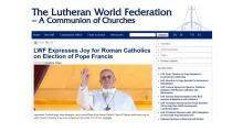 Luteranie pozdrawiają papieża Franciszka